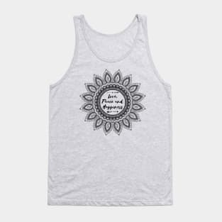 Love, Peace and Happiness Tank Top